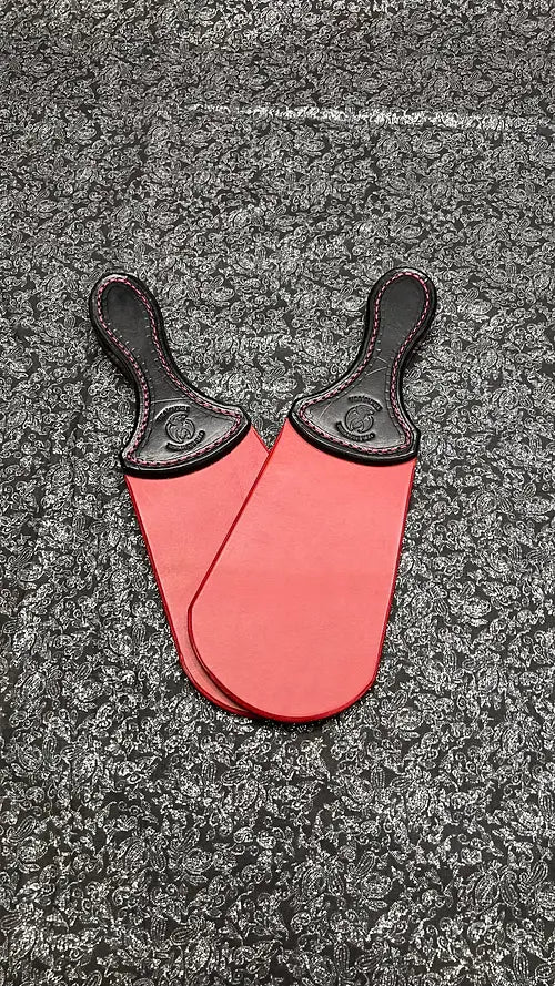 Mini Beaver Tail Spanking Paddle OTK Leather