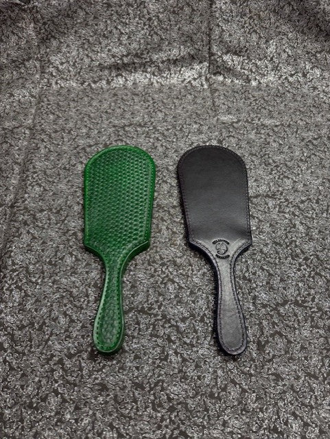 Large Beaver Tail Spanking Paddle OTK Leather